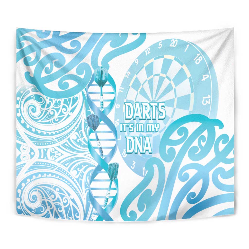 New Zealand Darts Tapestry Aotearoa Maori Its In My DNA White LT14 - Polynesian Pride