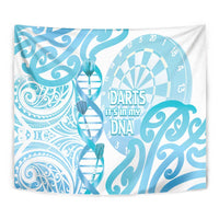 New Zealand Darts Tapestry Aotearoa Maori Its In My DNA White LT14 - Polynesian Pride