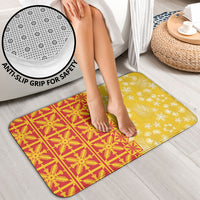 Kahili Quilt Hawaii Bathroom Set Tropical Flower Seamless Half Style LT14 - Polynesian Pride