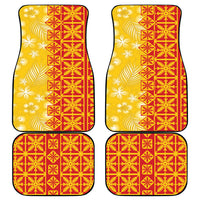 Kahili Quilt Hawaii Car Mats Tropical Flower Seamless Half Style LT14 - Polynesian Pride