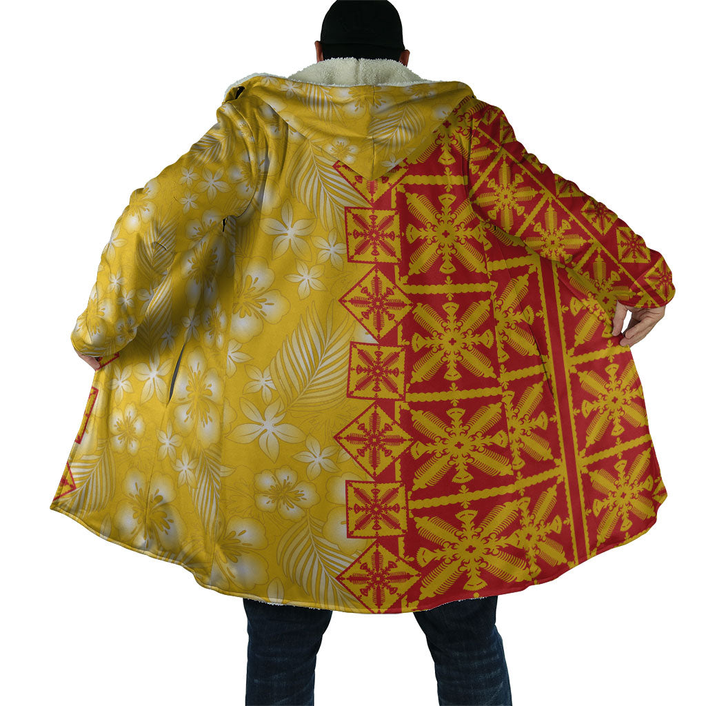 Kahili Quilt Hawaii Cloak Tropical Flower Seamless Half Style LT14 - Polynesian Pride