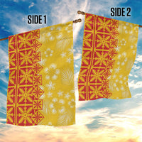 Kahili Quilt Hawaii Garden Flag Tropical Flower Seamless Half Style LT14 - Polynesian Pride