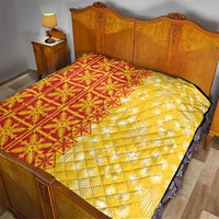 Kahili Quilt Hawaii Quilt Tropical Flower Seamless Half Style LT14 - Polynesian Pride