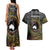 Personalised Australia And Vanuatu Couples Matching Tank Maxi Dress and Hawaiian Shirt Aboriginal Lizard Polynesia Ni-Van Pig Tusk