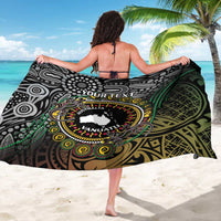 Personalised Australia And Vanuatu Sarong Aboriginal Lizard Polynesia Ni-Van Pig Tusk LT14 - Polynesian Pride