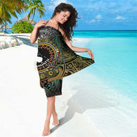 Personalised Australia And Vanuatu Sarong Aboriginal Lizard Polynesia Ni-Van Pig Tusk LT14 - Polynesian Pride