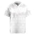 Tokelau White Sunday Rugby Jersey Polynesian Pattern Gardenia Thunbergia