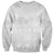 Tokelau White Sunday Sweatshirt Polynesian Pattern Gardenia Thunbergia