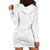 American Samoa White Sunday Hoodie Dress Lotu Tamaiti Plumeria With Samoan Pattern