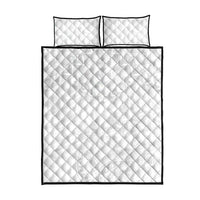American Samoa White Sunday Quilt Bed Set Lotu Tamaiti Plumeria With Samoan Pattern LT14 - Polynesian Pride