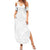 American Samoa White Sunday Summer Maxi Dress Lotu Tamaiti Plumeria With Samoan Pattern