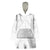 American Samoa White Sunday Wearable Blanket Hoodie Lotu Tamaiti Plumeria With Samoan Pattern