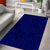 Blue Polynesia Area Rug Polynesian Pattern Mix Plumeria