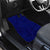 Blue Polynesia Car Mats Polynesian Pattern Mix Plumeria