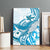 Blue Hawaii Humpback Whale Canvas Wall Art Polynesian Tribal Ocean Vibes