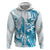 Blue Hawaii Humpback Whale Hoodie Polynesian Tribal Ocean Vibes