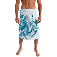 Blue Hawaii Humpback Whale Lavalava Polynesian Tribal Ocean Vibes LT14 Blue - Polynesian Pride