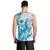 Blue Hawaii Humpback Whale Men Tank Top Polynesian Tribal Ocean Vibes