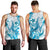 Blue Hawaii Humpback Whale Men Tank Top Polynesian Tribal Ocean Vibes