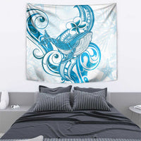 Blue Hawaii Humpback Whale Tapestry Polynesian Tribal Ocean Vibes LT14 - Polynesian Pride