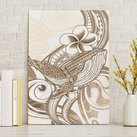 Brown Hawaii Humpback Whale Canvas Wall Art Polynesian Tribal Ocean Vibes LT14 Without Frame Brown - Polynesian Pride