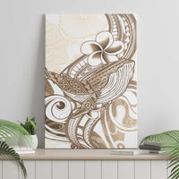 Brown Hawaii Humpback Whale Canvas Wall Art Polynesian Tribal Ocean Vibes LT14 - Polynesian Pride