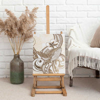 Brown Hawaii Humpback Whale Canvas Wall Art Polynesian Tribal Ocean Vibes LT14 - Polynesian Pride
