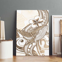 Brown Hawaii Humpback Whale Canvas Wall Art Polynesian Tribal Ocean Vibes LT14 - Polynesian Pride