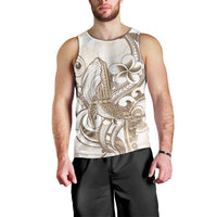 Brown Hawaii Humpback Whale Men Tank Top Polynesian Tribal Ocean Vibes LT14 - Polynesian Pride