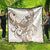 Brown Hawaii Humpback Whale Quilt Polynesian Tribal Ocean Vibes