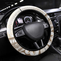 Brown Hawaii Humpback Whale Steering Wheel Cover Polynesian Tribal Ocean Vibes LT14 Universal Fit Brown - Polynesian Pride