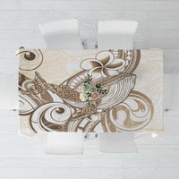 Brown Hawaii Humpback Whale Tablecloth Polynesian Tribal Ocean Vibes LT14 Brown - Polynesian Pride