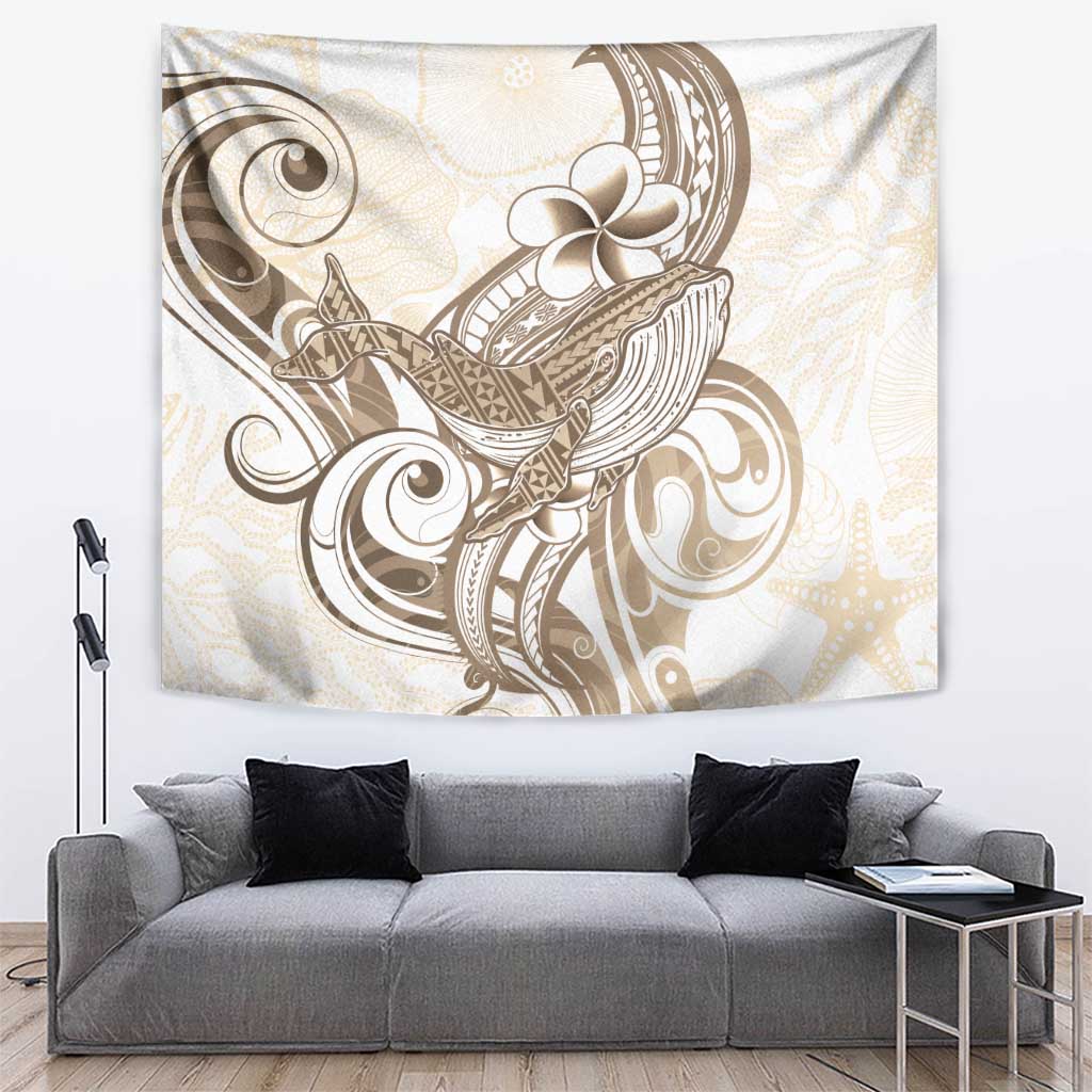 Brown Hawaii Humpback Whale Tapestry Polynesian Tribal Ocean Vibes LT14 Brown - Polynesian Pride