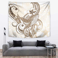 Brown Hawaii Humpback Whale Tapestry Polynesian Tribal Ocean Vibes LT14 Brown - Polynesian Pride