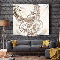 Brown Hawaii Humpback Whale Tapestry Polynesian Tribal Ocean Vibes LT14 - Polynesian Pride