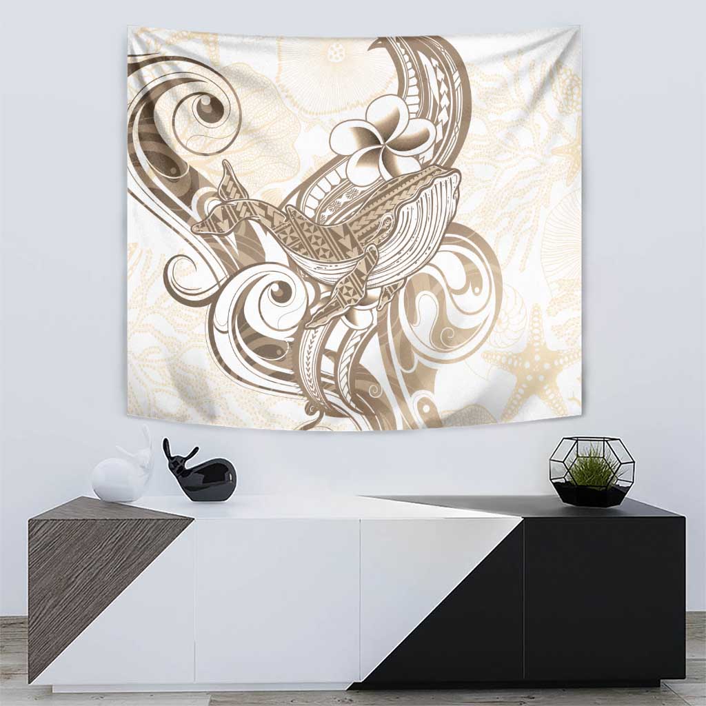 Brown Hawaii Humpback Whale Tapestry Polynesian Tribal Ocean Vibes LT14 - Polynesian Pride