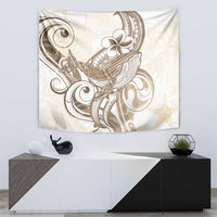Brown Hawaii Humpback Whale Tapestry Polynesian Tribal Ocean Vibes LT14 - Polynesian Pride