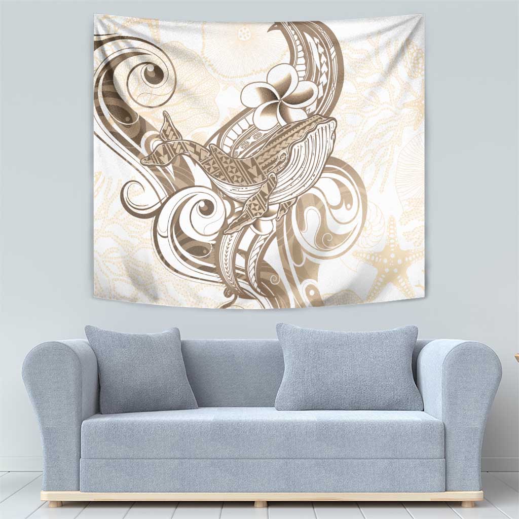 Brown Hawaii Humpback Whale Tapestry Polynesian Tribal Ocean Vibes LT14 - Polynesian Pride