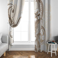 Brown Hawaii Humpback Whale Window Curtain Polynesian Tribal Ocean Vibes LT14 - Polynesian Pride