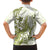 Lime Green Hawaii Family Matching Off Shoulder Short Dress and Hawaiian Shirt Humpback Whale Tattoo Polynesian Tribal Ocean Vibes