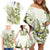 Lime Green Hawaii Family Matching Off Shoulder Short Dress and Hawaiian Shirt Humpback Whale Tattoo Polynesian Tribal Ocean Vibes