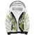 Lime Green Hawaii Sherpa Hoodie Humpback Whale Tattoo Polynesian Tribal Ocean Vibes