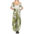 Lime Green Hawaii Summer Maxi Dress Humpback Whale Tattoo Polynesian Tribal Ocean Vibes