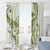 Lime Green Hawaii Window Curtain Humpback Whale Tattoo Polynesian Tribal Ocean Vibes