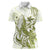 Lime Green Hawaii Women Polo Shirt Humpback Whale Tattoo Polynesian Tribal Ocean Vibes