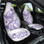 Purple Hawaii Car Seat Cover Humpback Whale Tattoo Polynesian Tribal Ocean Vibes