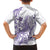 Purple Hawaii Family Matching Long Sleeve Bodycon Dress and Hawaiian Shirt Humpback Whale Tattoo Polynesian Tribal Ocean Vibes