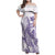 Purple Hawaii Family Matching Off Shoulder Maxi Dress and Hawaiian Shirt Humpback Whale Tattoo Polynesian Tribal Ocean Vibes