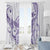 Purple Hawaii Window Curtain Humpback Whale Tattoo Polynesian Tribal Ocean Vibes