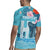 Personalised Hawaii Rugby Jersey Humpback Whale Tattoo With Tropical Flowers